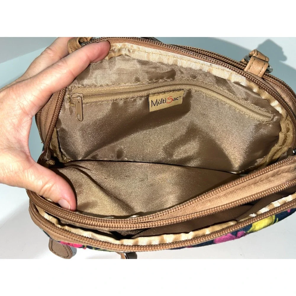 MultiSac Zippy Triple Compartment Crossbody Bag